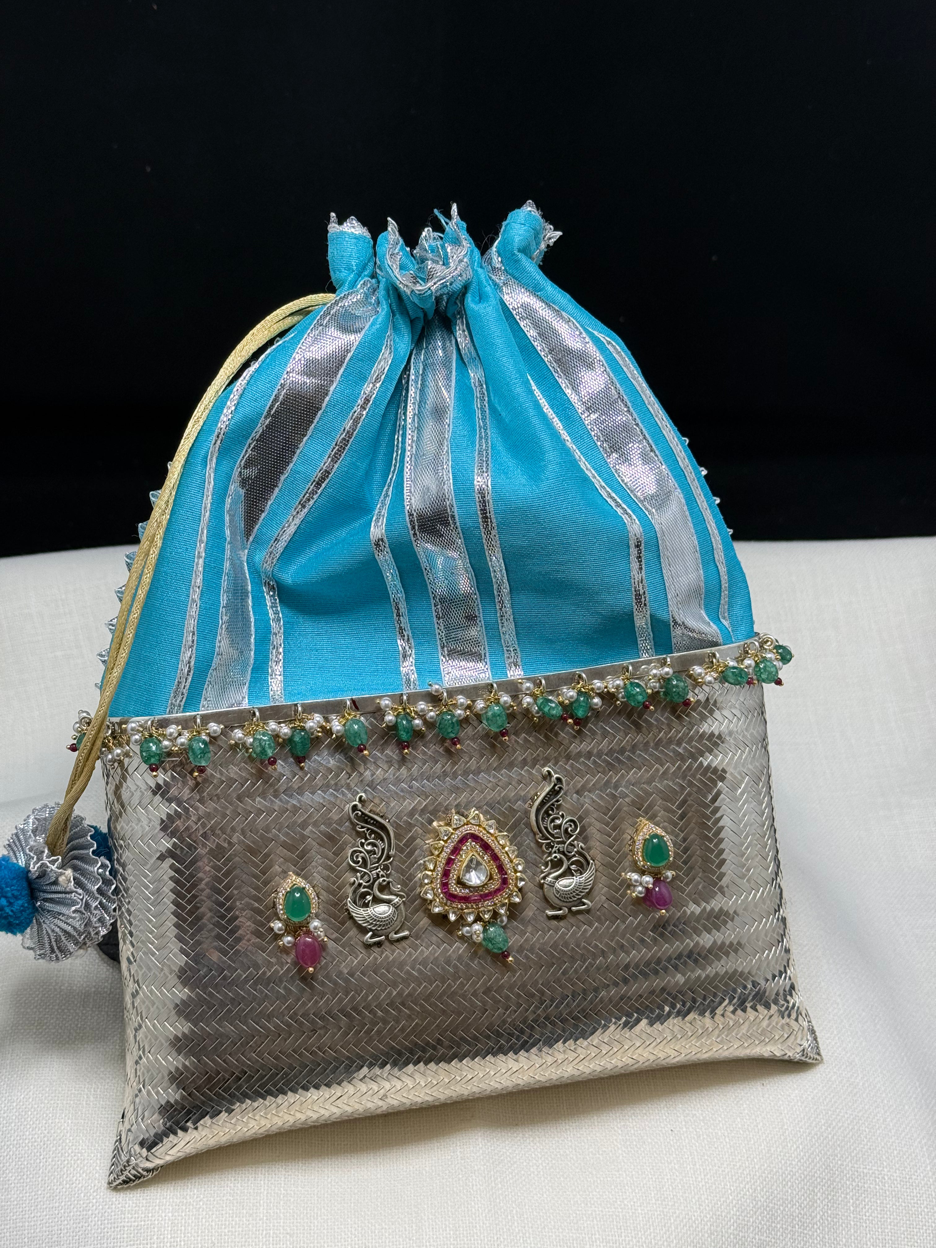 Pure Silver Potli bag
